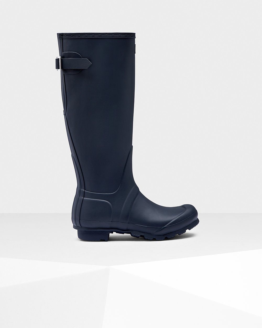 Galochas Altas Hunter Feminina Azul Marinho - Original Back Adjustable - 48FARIKSQ
